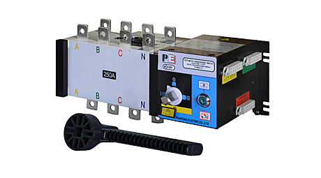 Рубильник реверсивный с моторным приводом LCLD-100/4P(SHIQ-100/4P)