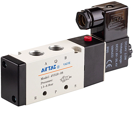 Пневмораспределитель 4V310-10(12VDC) AIRТAC