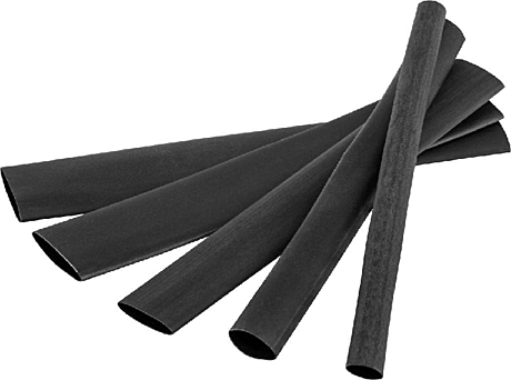 Трубка ТУТ 80/40мм черная