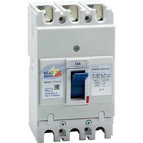 Авт. выкл.Optimat E100L016 16A КЭАЗ