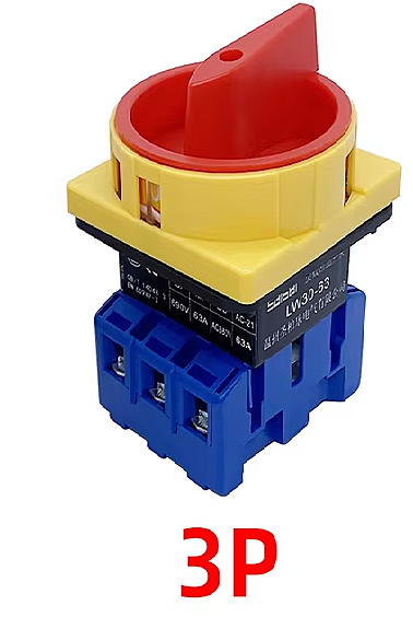 Переключатель LW30, YMD11 3р, 690V, 63А, монтаж на панель