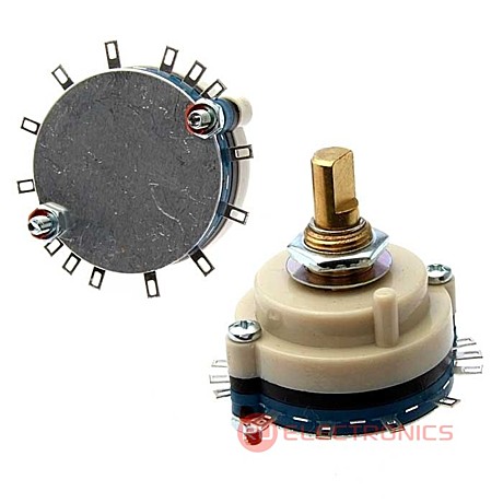 Переключатель галетный RCL371-2-2-12(12-полож)